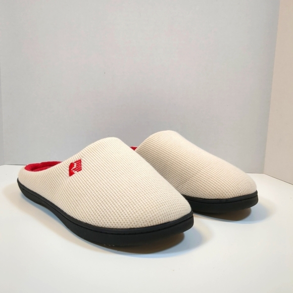 Rockdove slip on cream/red men's shoes , size medium 9/10 - Picture 1 of 11